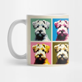 Pop Retro Art Soft Coated Wheaten Terrier - Cute Puppy Mug